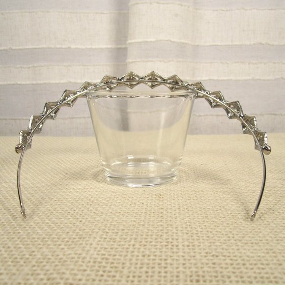 Bel Aire Bridal Silver and Crystal Bridal Headpiece Style 6095 main image 10